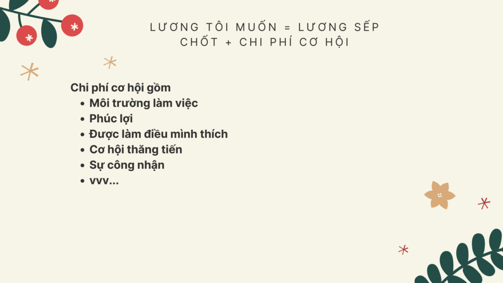 công thức tính lương